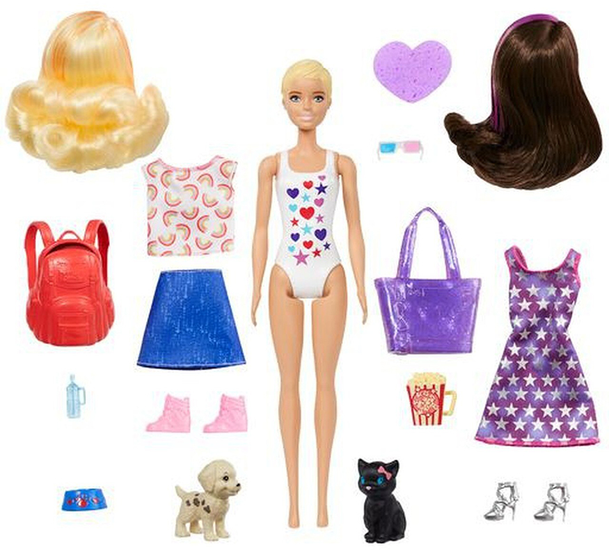 Barbie Colour Reveal Ultimate Reveal Doll Beach to Party Set with 25 Surprises