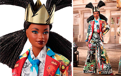 Jean-Michel Basquiat Barbie doll promo images and detailed information