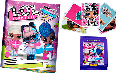 LOL Surprise Fashion Fun panini new stiker album