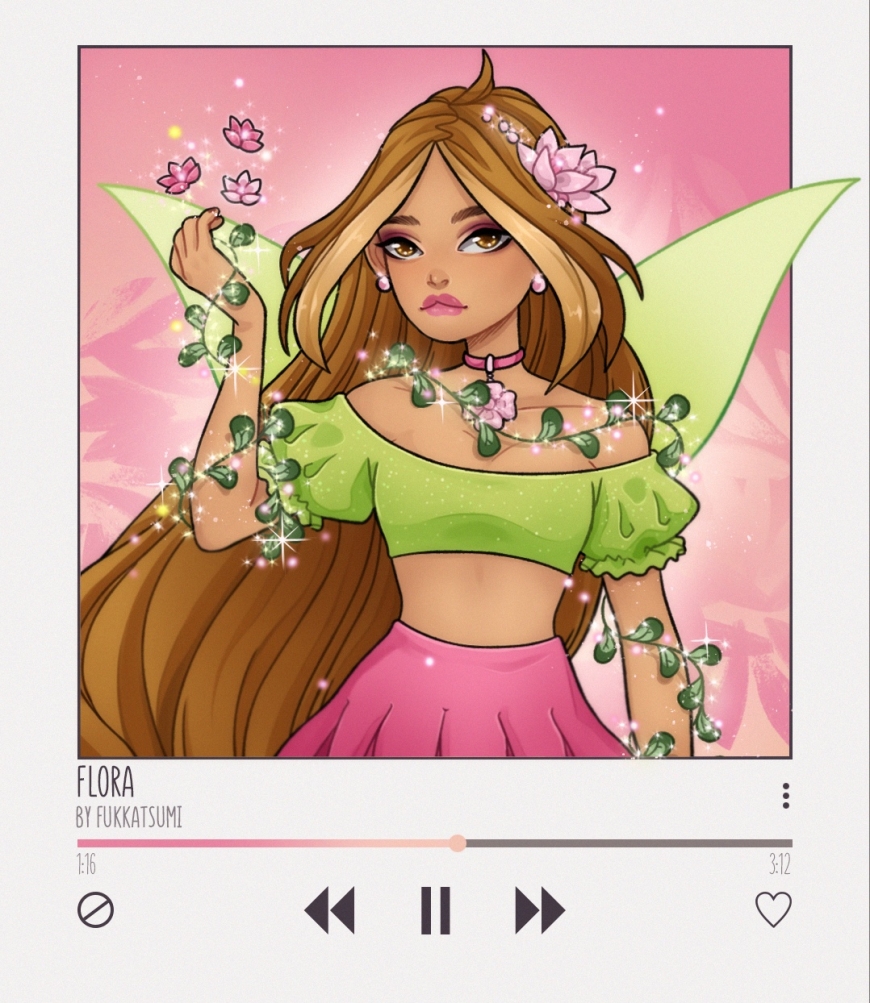 Stunning Winx fairies looks like covers of music albums