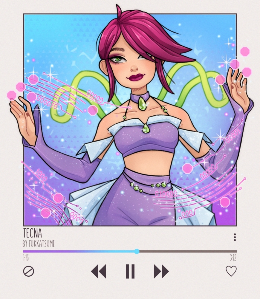 Stunning Winx fairies looks like covers of music albums