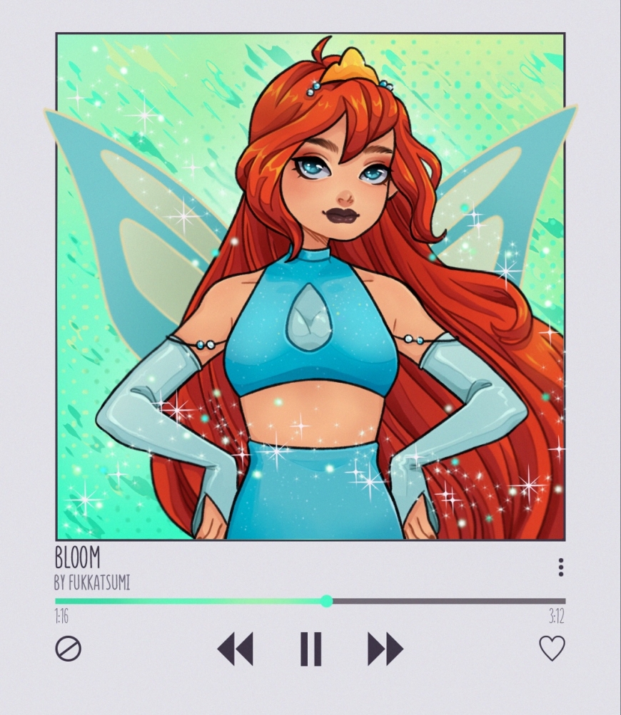 Stunning Winx fairies looks like covers of music albums