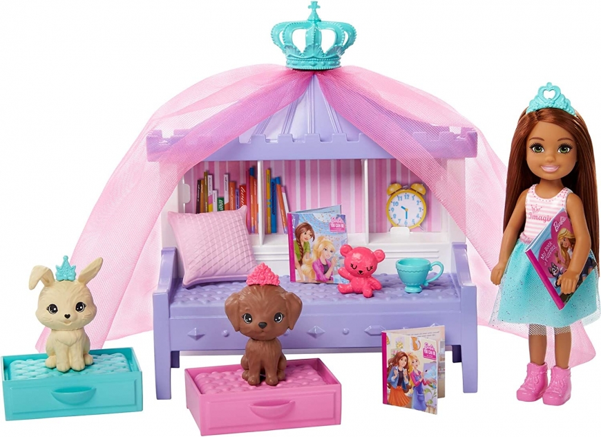 Barbie Princess Adventure Chelsea Sleepover doll