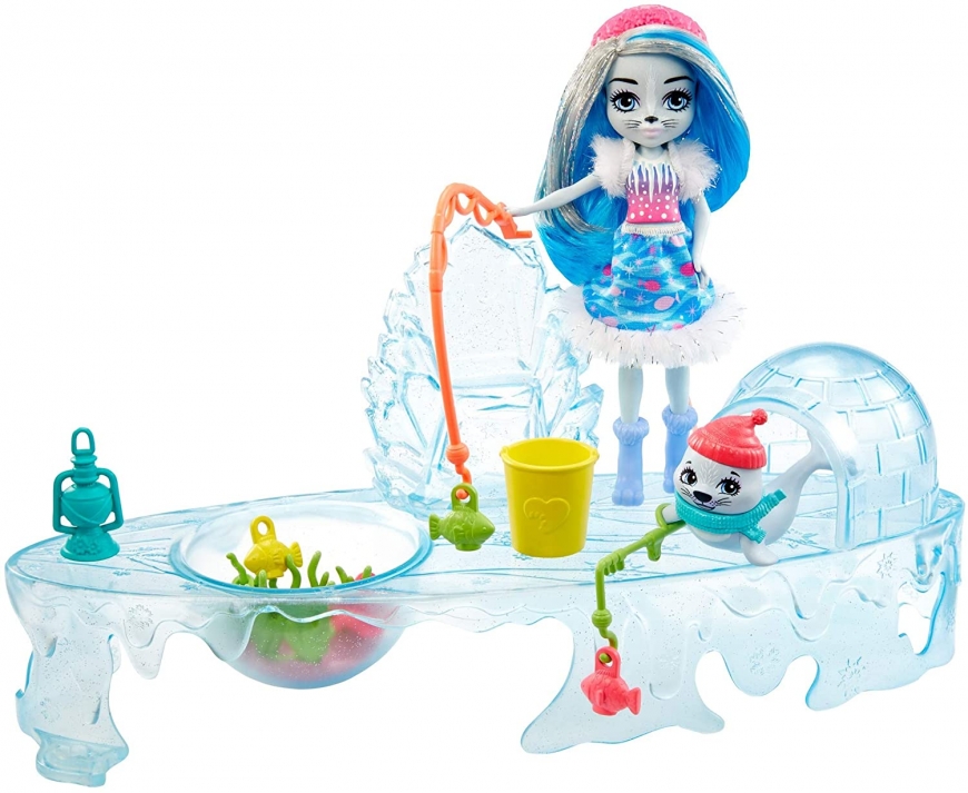 Enchantimals Fishing Friends with Sashay Seal & Blubber Dolls