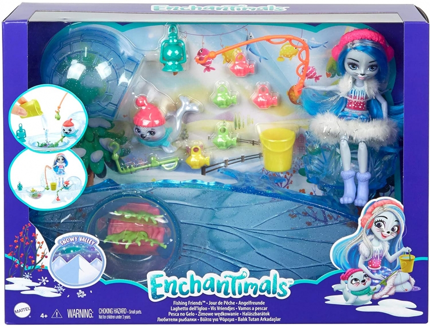 Enchantimals Fishing Friends with Sashay Seal & Blubber Dolls