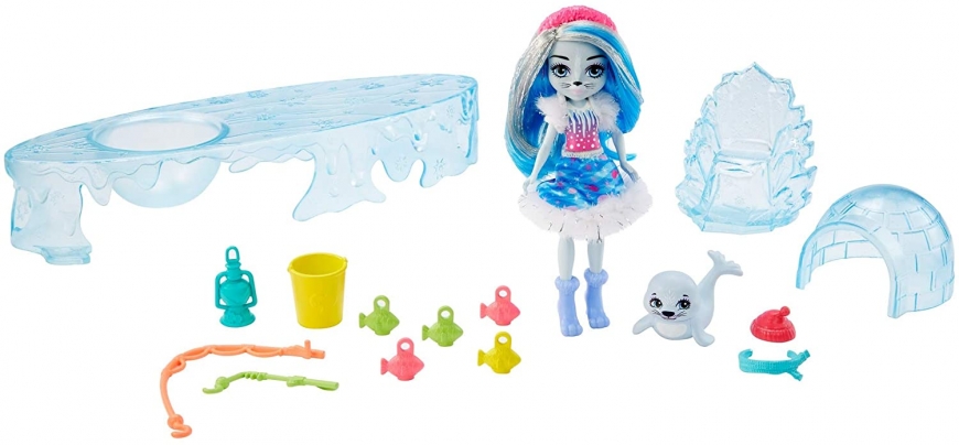 Enchantimals Fishing Friends with Sashay Seal & Blubber Dolls