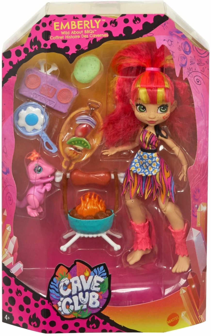 Cave Club Wild About BBQs Playset with Emberly doll