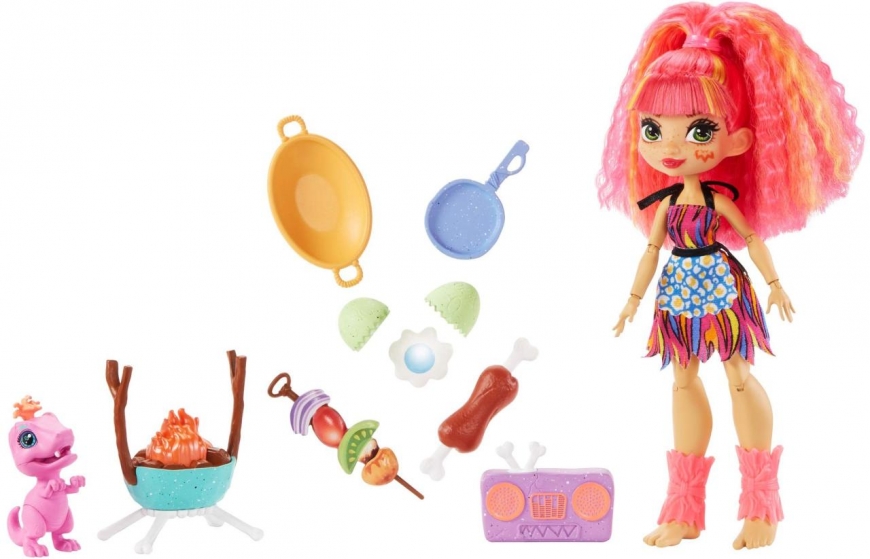 Cave Club Wild About BBQs Playset with Emberly doll