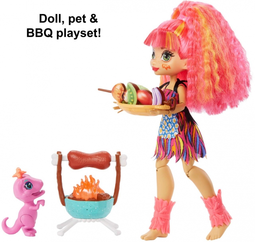 Cave Club Wild About BBQs Playset with Emberly doll