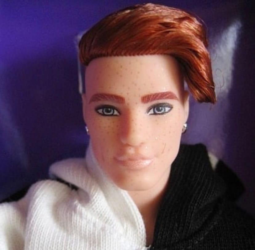 Red hair Ken BMR in real life photo Red hair Ken BMR in real life photo