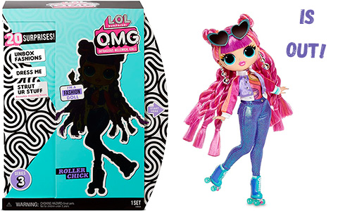 LOL OMG Roller Chick doll is out for pre order