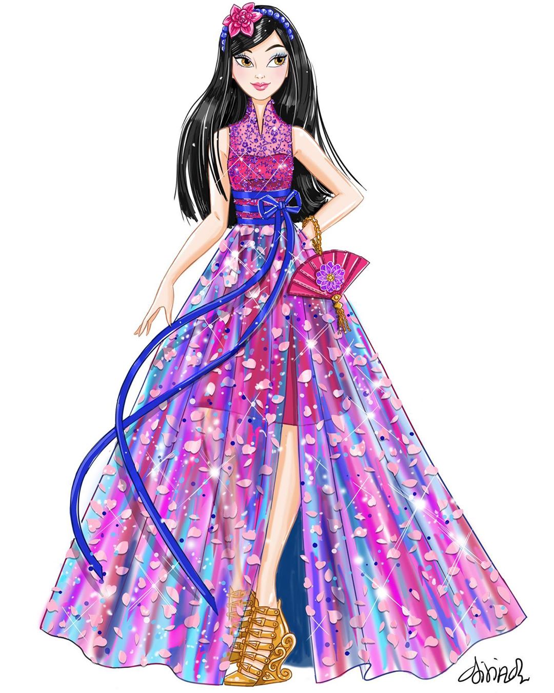 Disney Princess Mulan Style Series Dolls 