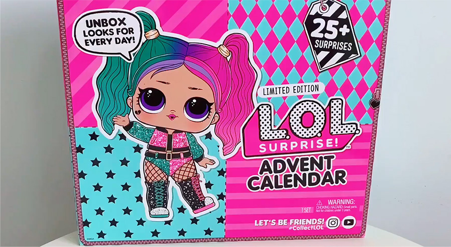 2020 LOL Surprise Doll Holiday Advent Calendar Outfit Of The Day OOTD Present 