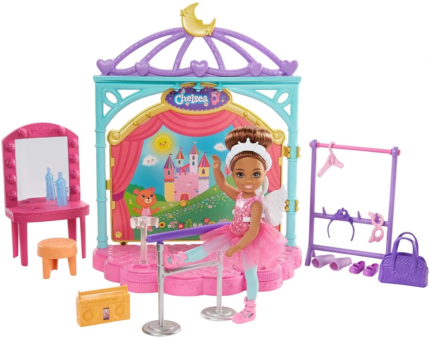 Barbie Club Chelsea ballet playset doll