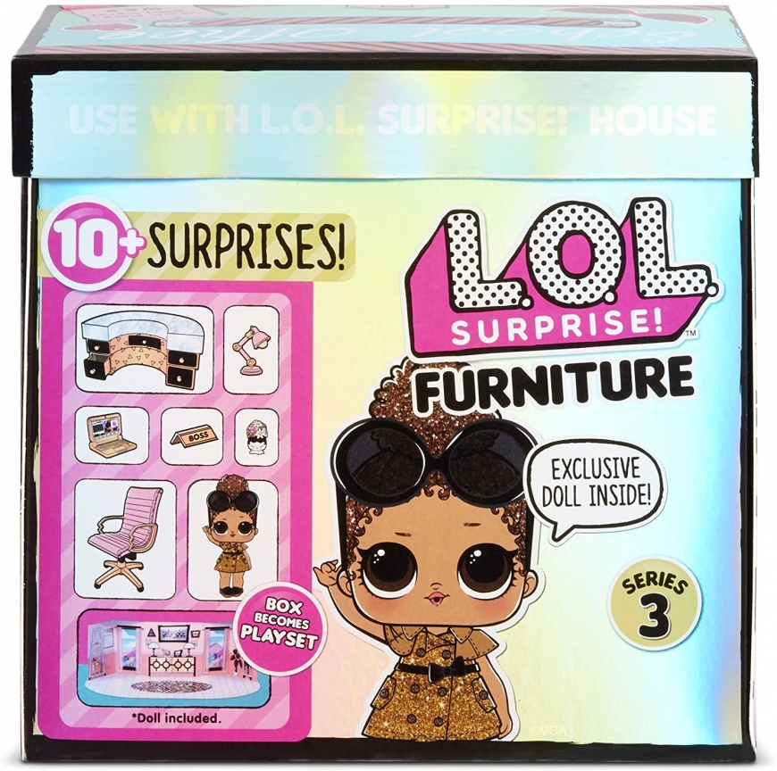 LOL Surprise Furniture 3 series: School Office - Boss Queen