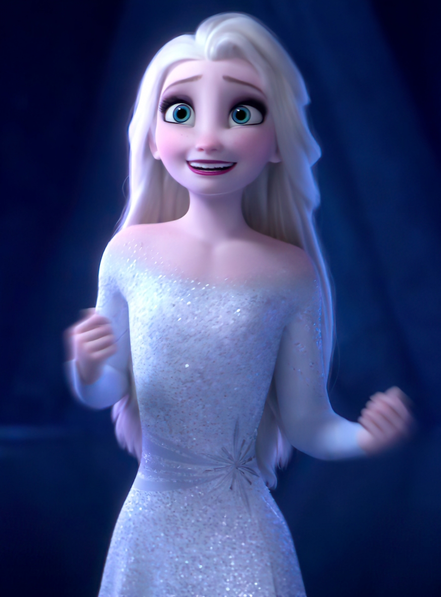 Lots of big and beautiful pictures of Elsa from Frozen 2 movie