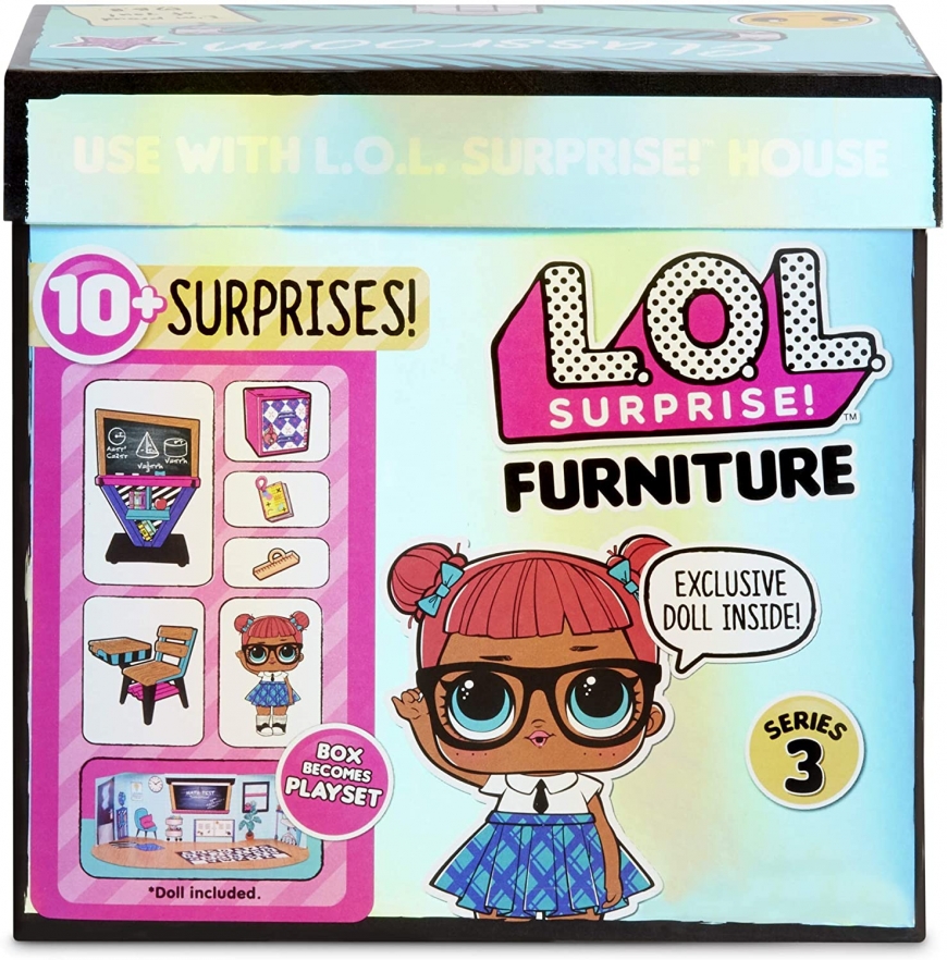 LOL Surprise Furniture 3 series: Classroom - Teacher's Pet