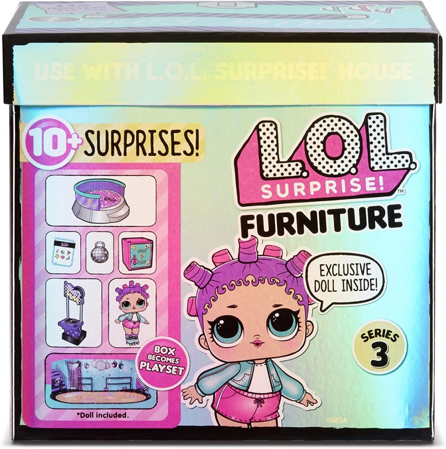 LOL Surprise Furniture 3 series: Roller Rink - Roller Skater