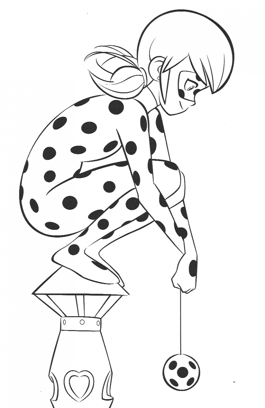 Printable Miraculous Ladybug Coloring Pages