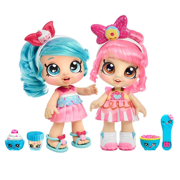 Kindi Kids Toddler Doll Exclusive Twin Pack - Jessicake & Donatina
