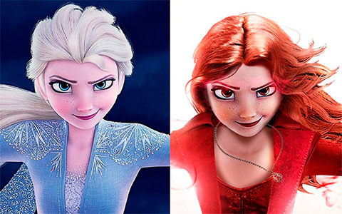 Frozen 2 characters has transformed into Marvel Avengers