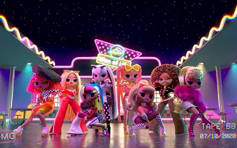 LOL OMG song Extra and new clip with animated OMG dolls