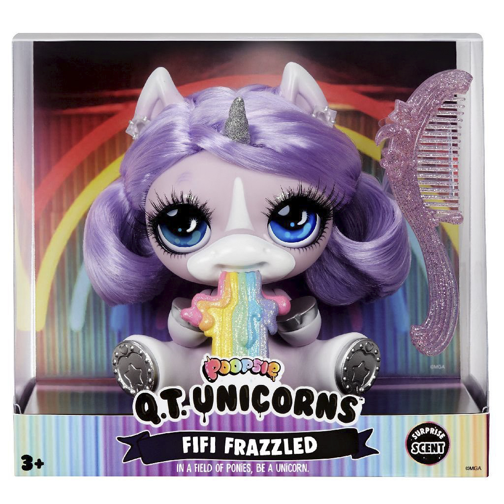 Unicorns Fifi Frazzled Surprise Scent Toy Doll Ponies Age 3 MGA for sale online Poopsie Q.t 