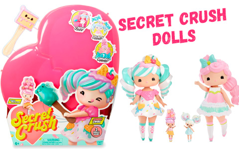 Secret Crush 2 dolls - 13-inch Large Doll with Mini Doll Best Friend