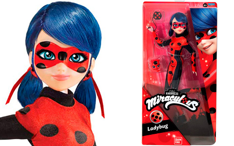 New Miraculous Ladybug dolls from Playmates. Ladybug, Cat Noir, Rena Rouge, Queen Bee and more