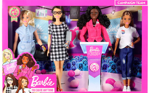 Barbie President Campaign Team Giftset with 4 dolls