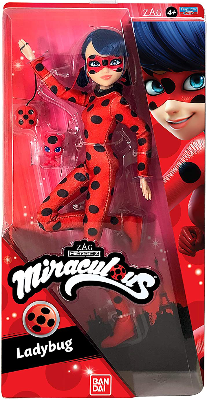 Miraculous Ladybug & Cat Noir Poseable Doll & Action Figures