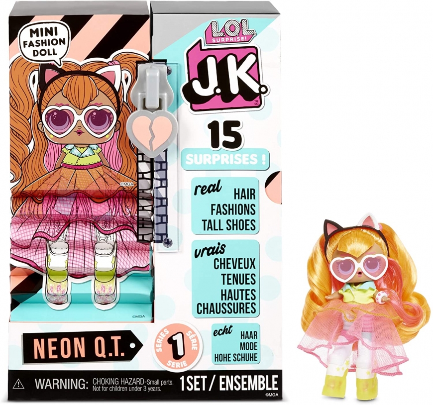 LOL Surprise JK Neon Q.T. Mini Fashion Doll