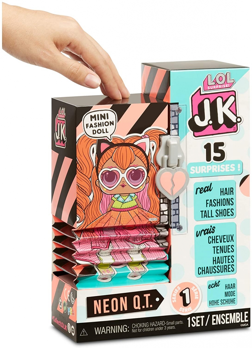 LOL Surprise JK Neon Q.T. Mini Fashion Doll