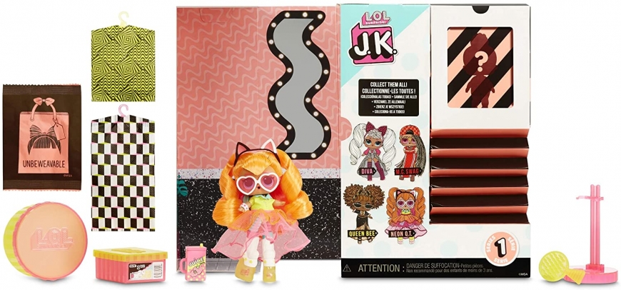 LOL Surprise JK Neon Q.T. Mini Fashion Doll