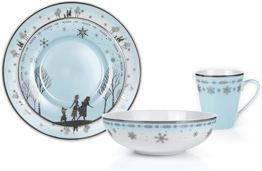 Frozen 2 Anna & Elsa Themed Dinnerware Dining Set Robe Factory