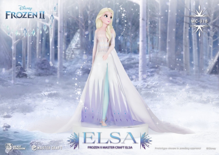 Frozen 2 Elsa Master Craft white dress