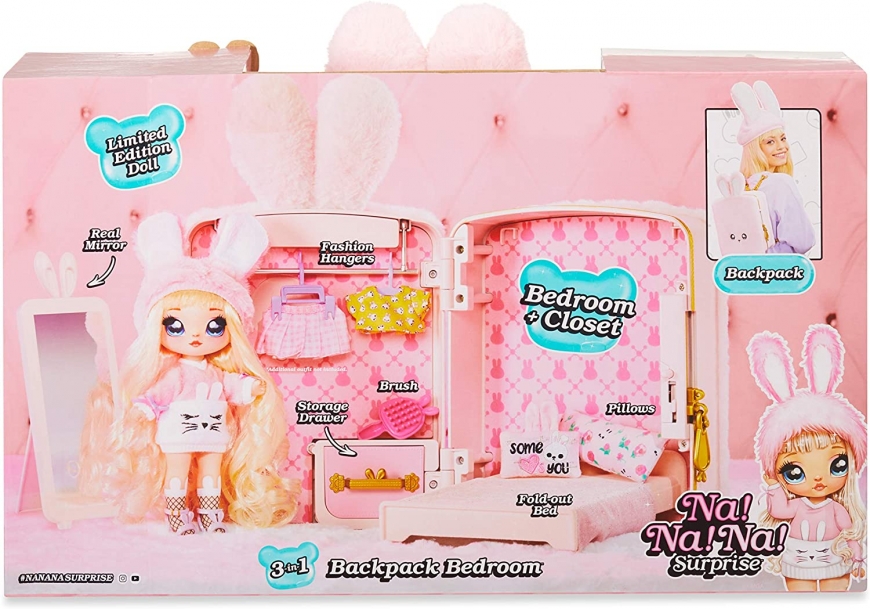 Na! Na! Na! Surprise 3-in-1 Backpack Playset-Pink