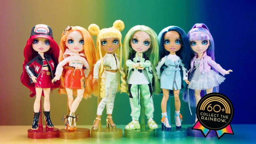 Rainbow High dolls in their second outfit