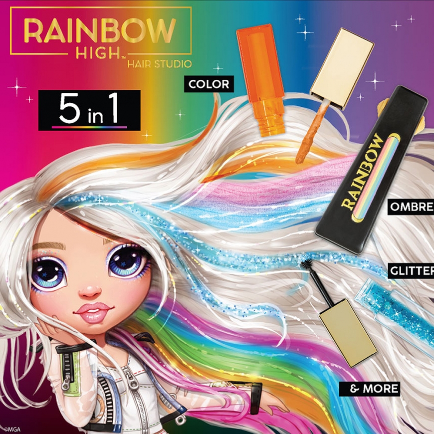Rainbow High Hair Studio Amaya Raine doll