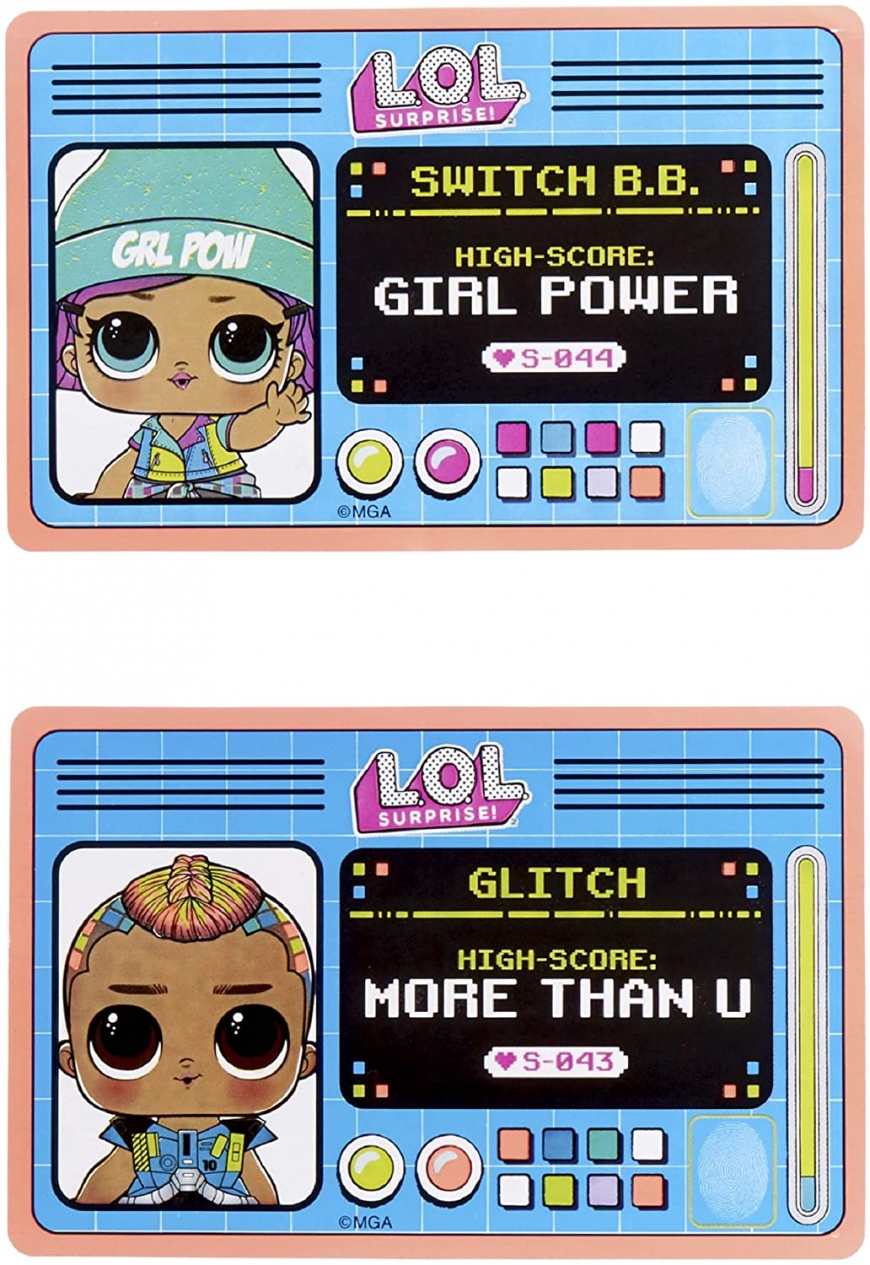 LOL Surprise Clubhouse dolls Switch BB and Glitch
