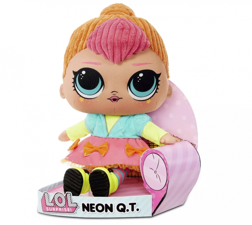 L.O.L. Surprise! Huggable Plush Neon QT doll