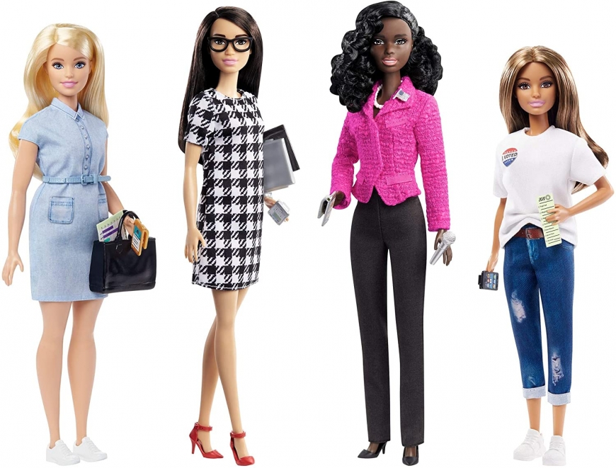 Barbie President Campaign Team Giftset with 4 dolls