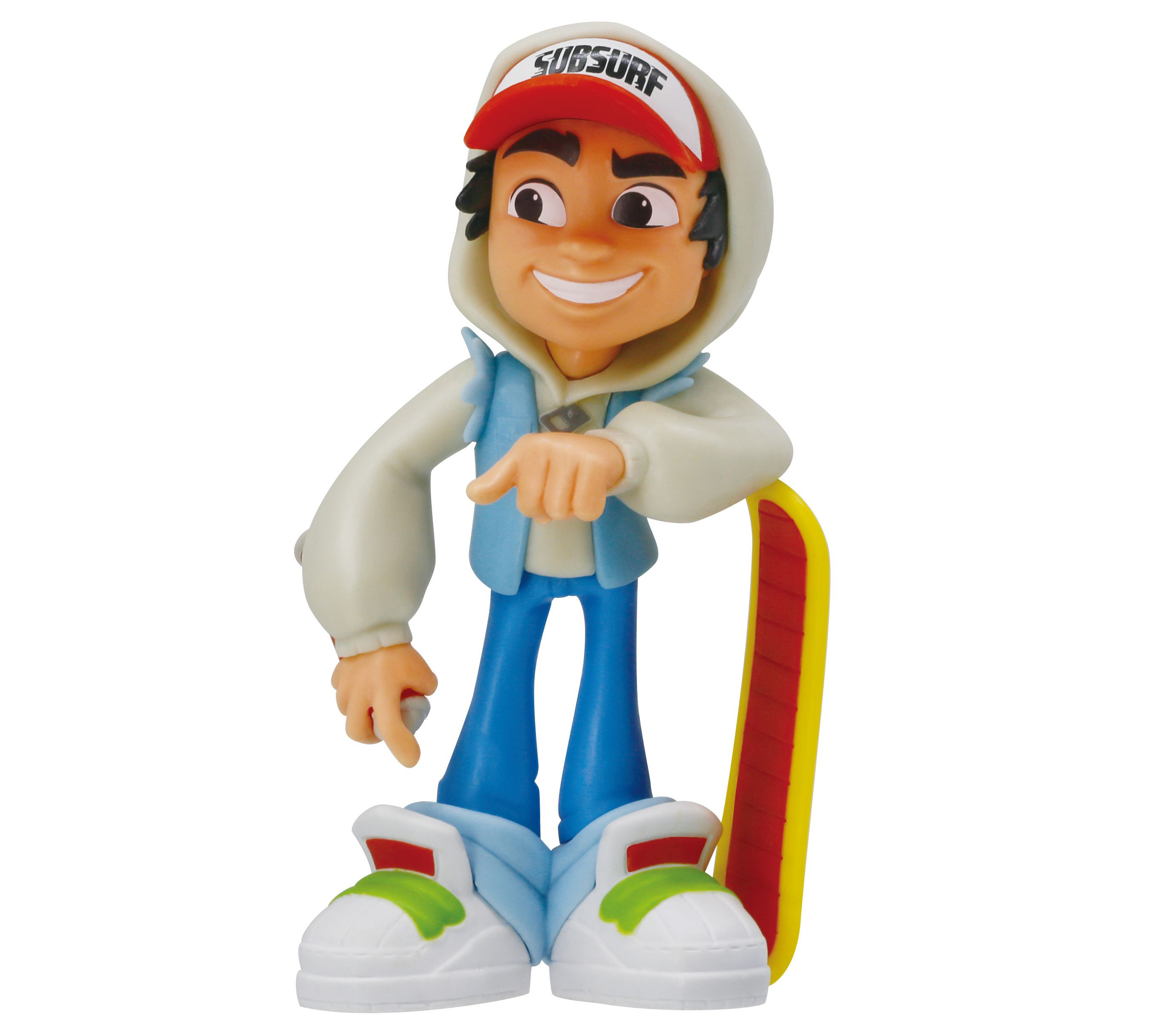 SUBWAY SURFERS Game Sub Surf Spray Crew 4 VINYL FIGURE Jake Spray Can  *NEW*