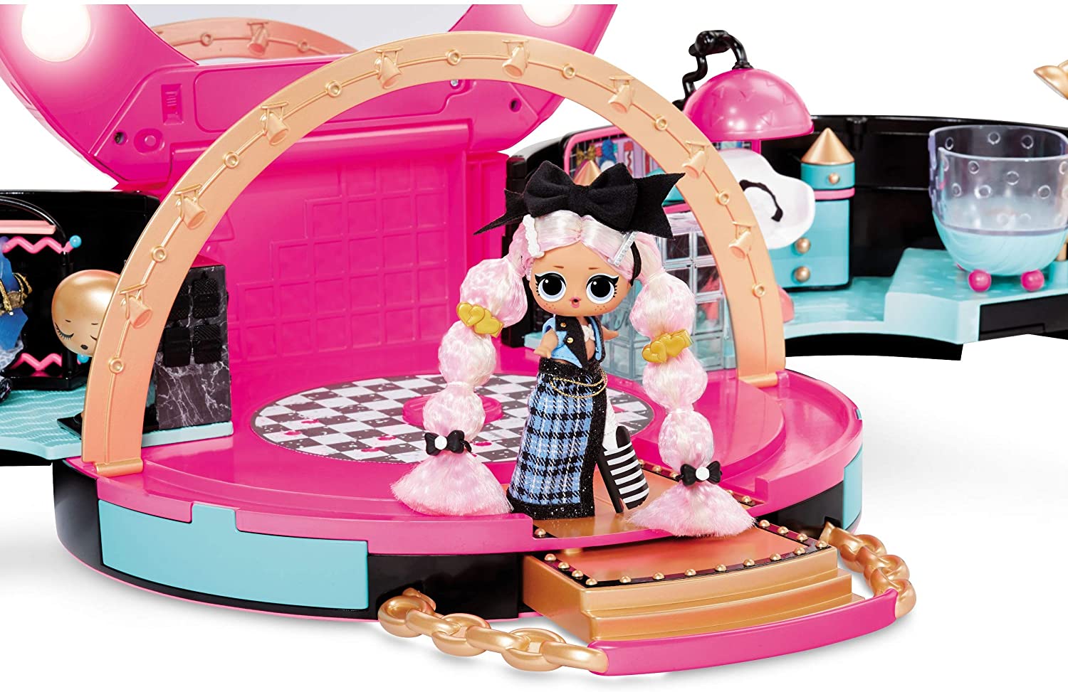 3. "LOL Surprise! Glitter Hair Salon Playset" - wide 9