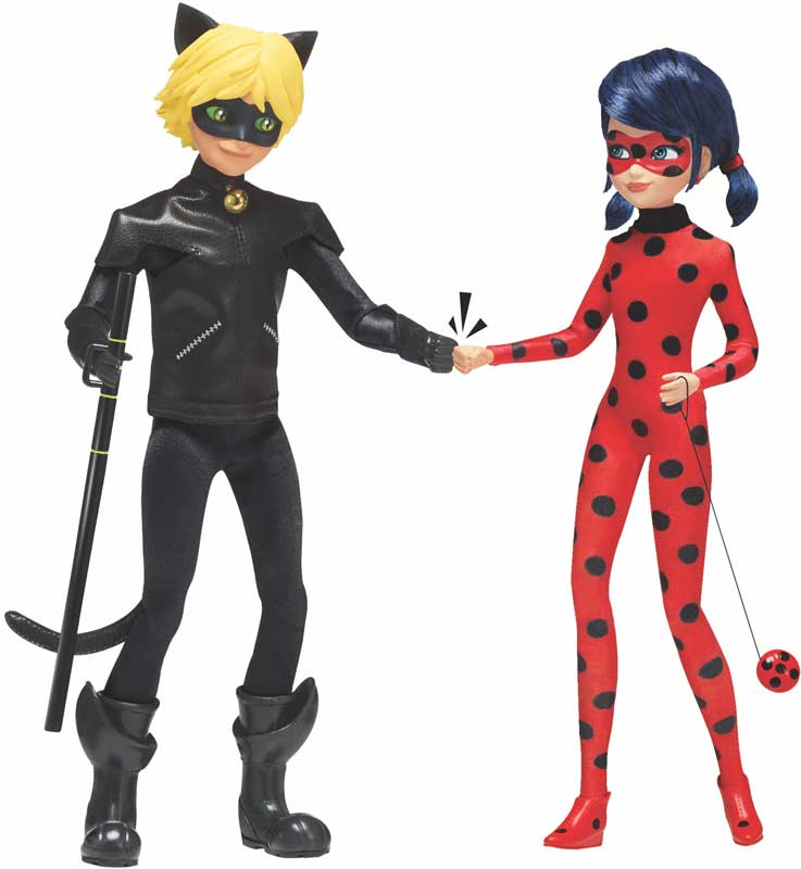 Miraculous Ladybug and Cat Noir doll set 2020