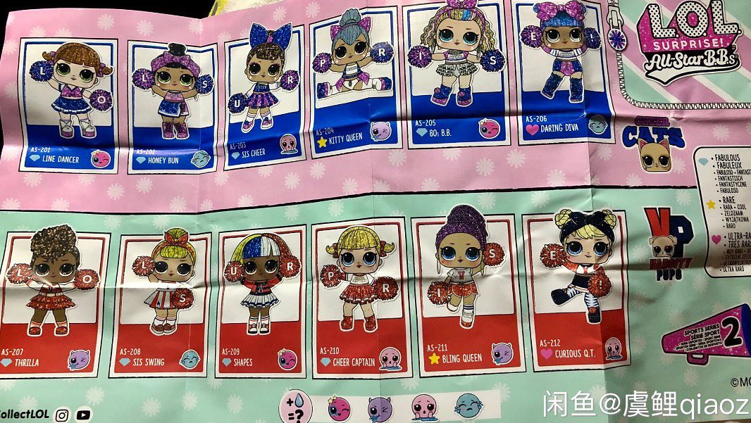 LOL Surprise Doll All Star BB’s Series 2 SIS SWING Red BBs Cheer Team~NEW w Ball 