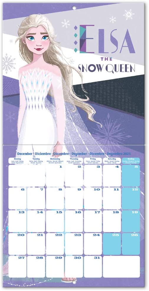 Frozen 2 wall calendar 2021