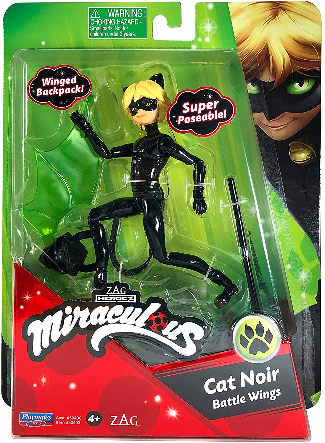 Miraculous Ladybug Cat Noir Action Doll