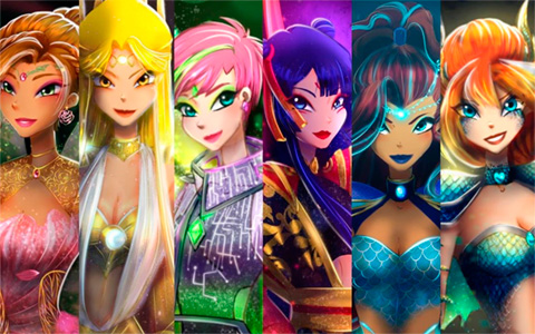 Winx Guardinx - fan made transformation for the grown up Winx