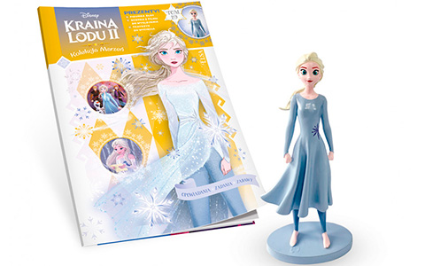 Frozen 2 magazines with with unique characters figures from Poland